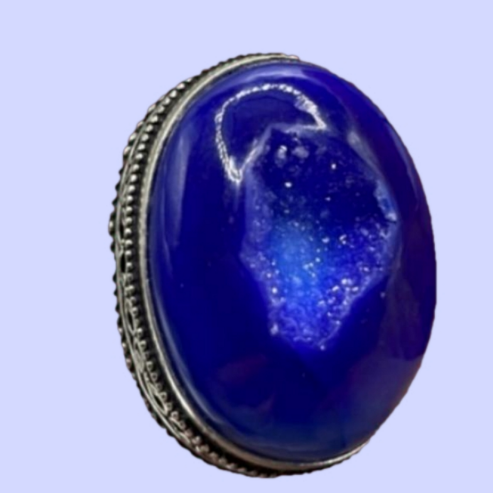 DRUZY QUARTZ RING! SO DIFFERENT! Updated! - Picture 7 of 9